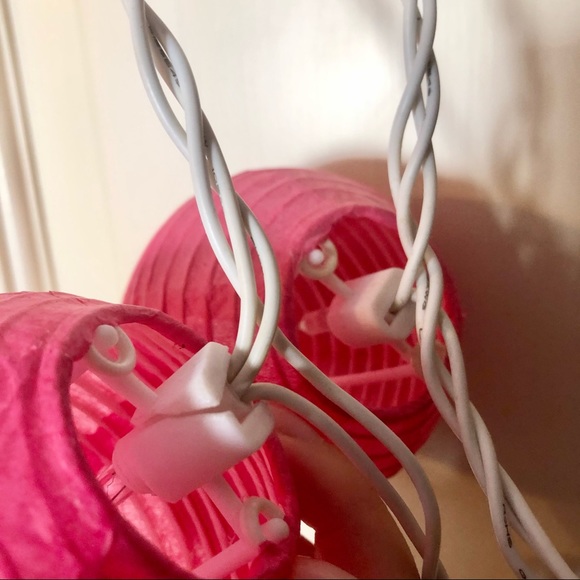 Pink Paper Lantern Lights - Picture 4 of 9